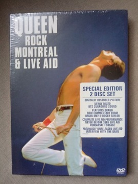 Queen Rock Montreal & Live AID 2 DVD folia