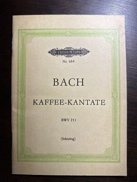 Bach Kaffee Kantate BWV 211 partytura