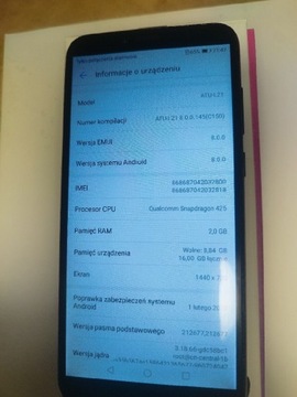 Huawei Y6 2018 czarny 2/16Gb komplet Warszawa 70