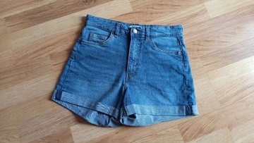 Spodenki damskie szorty jeansowe H&M r. 40