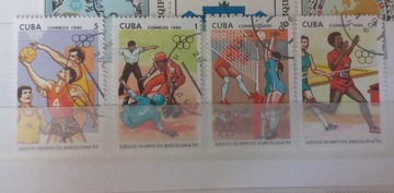 Znaczki pocztowe - KUBA - Sport - Olimpiada