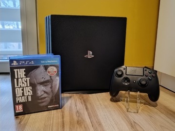 PS 4 Pro (SSD) + Razer Rajiu +THE LAST OF US 2