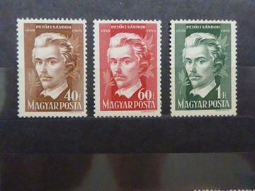 Węgry ,1950 , Mi Nr. 1083-1085**