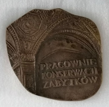 Medal 25 lat Pracowni Konserwacji Zabytkow