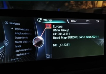 BMW Mapa 2024 Nawigacja CIC NBT Polskie Menu Kodowanie ECU/carplay