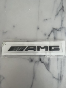 Emblemat Mercedes AMG czarny połysk 