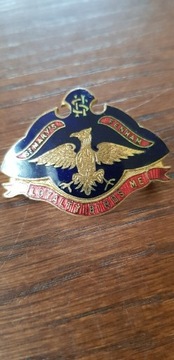 Fattorini 1930-1950  .Badge emaliowana broszka  