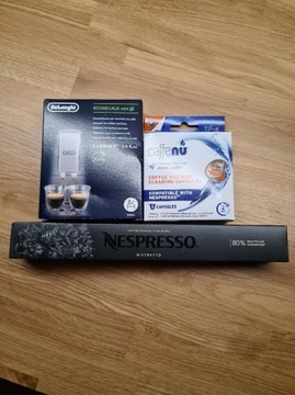 Nespresso Risretto Delonghi Cafenu zestaw