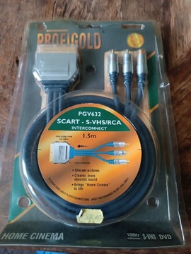 Kabel Profigold Scart S-VHS/RCA 1.5m PGV632