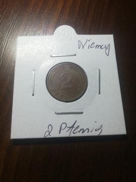 2 PFENNIG Niemcy 1975r G