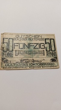 50 Pfennig 1920 rok  Niemcy 