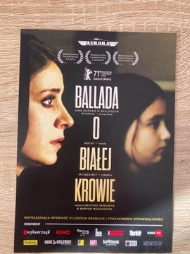 Ballada o białej krowie - ulotka