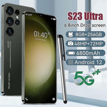 SMARTFON S23 Ultra 68 8gb+256gb Android 12, 5g 