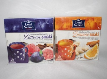 Herbata owocowa zimowe smaki Lord Nelson ZESTAW 2