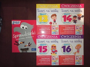 Uczeń na szóstkę Kl 1 ćwiczenia 13 14 15 16 + spr.