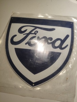 Emaliowane logo emblemat znaczek Ford  15cm
