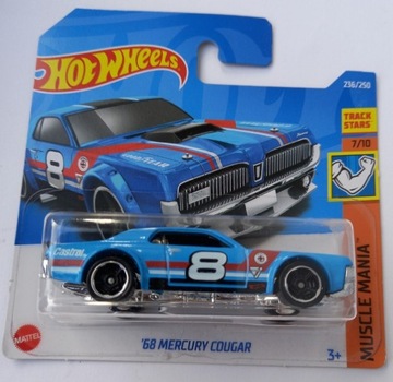 Hot wheels '68 Mercury Cougar