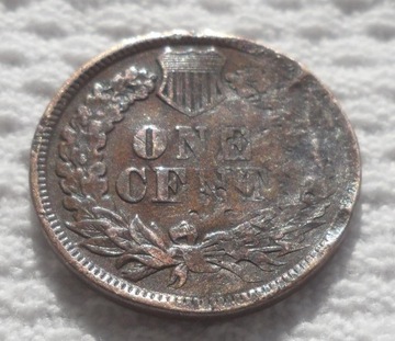 USA Głowa Indianina 1 cent 1896 Filadelfia