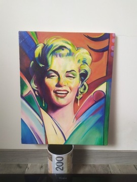 Obraz olejny na płótnie 40x50 Marylin Monroe