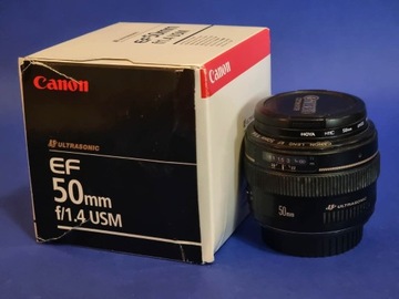 Canon obiektyw EF 50mm 1.4 USM