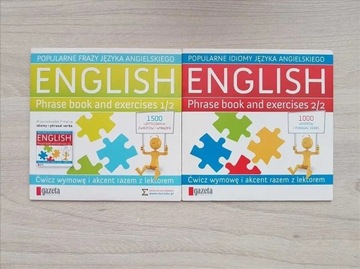 English Phrase book and exercises Idiomy Angielski