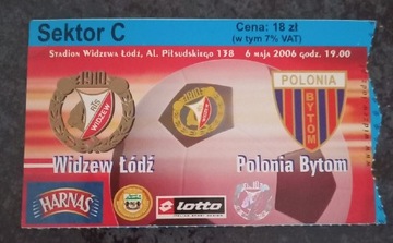 Widzew  - Polonia Bytom 06.05.2006