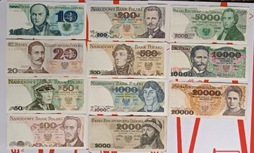 10-20000 złotych banknoty PRL 