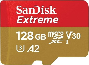 SanDisk Karta 128 GB Extreme microSDXC, 190MB/s