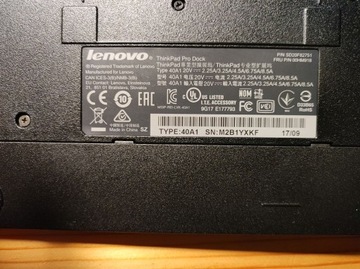 Stacja dokująca Lenovo 40A1