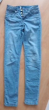 Bonprix 949771 jeansy damskie rurki r. 36