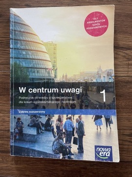 W centrum uwagi 1 Nowa Era ZR , PODRĘCZNIK