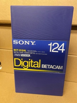 Kaseta SONY BETACAM 124 - nowa taśma betacam