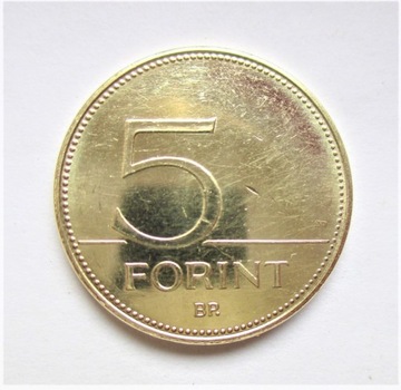 5 Forintów 2021 r. Węgry 75 lat forinta T