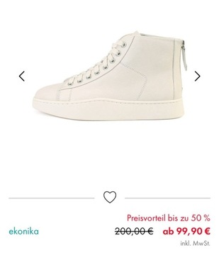 Econika White High-top Trainers