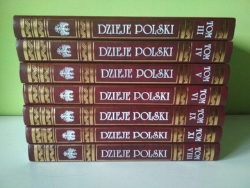 Dzieje Polski tomy 3, 4, 5, 6, 8, 9, 11