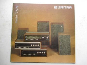 Unitra katalog sprzętu Mono Stereo  lata 77-78