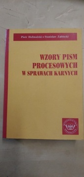 Wzory pism procesowych Hofmański