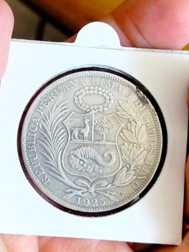 Peru 1 sol 1925 srebro