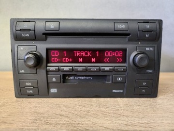 Radio Audi A2 - Symphony 6 CD / Kaseta + kod 