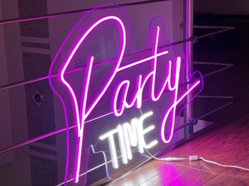 Neon Flex Napis Do Klubu "Party Time"