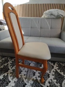 Krzesła drewniane olcha