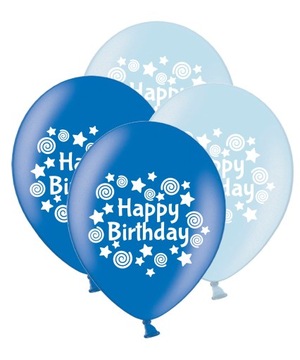 balony urodzinowe, happy birthday,10 sztuk