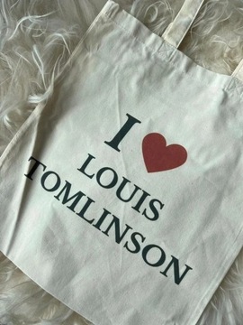 torba tote bag i love Louis Tomlinson serce heart