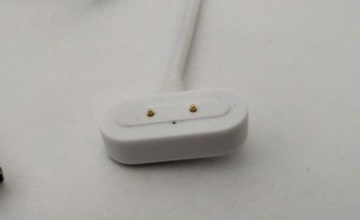 2 pin kabel magnetyczny do smartwatcha kąt prosty