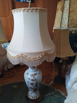 stara lampa/ lampka porcelanowa 