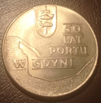 10zł 50 Lat Portu w Gdyni 1972