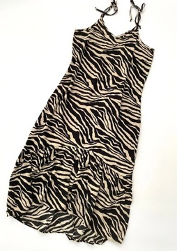 Bodyflirt sukienka midi Zebra print 38/40