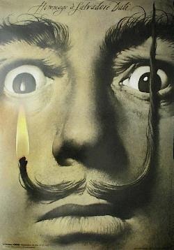 Plakat Wiesław Wałkuski Salvador Dali