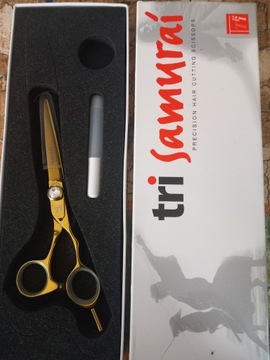 Tri Samurai Metallic Yellow 5.5" Scissors