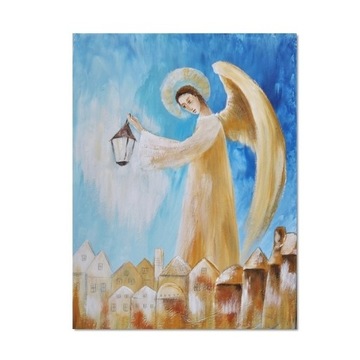 Anioł Lantiel, obraz malowany na płótnie